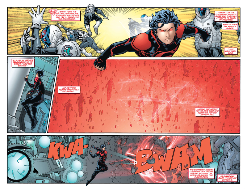 Illustration for article titled In this preview of Superboy, the Clone of Steel battles Deathstroke's daughter!